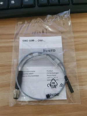 1PC New Festo SME-10M-DS-24V-E-0,3-L-M8D 551367 Proximity Sensor Brand - Image 1 of 4