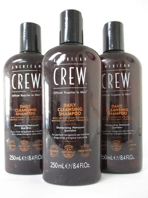 Champú limpiador diario American Crew 8,4 oz (rasguños) paquete de 3 Foto 1 de 2