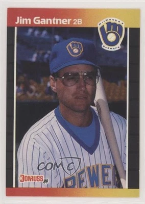 1989 Donruss Jim Gantner (*Denotes* on Back) #264 - Image 1 of 2