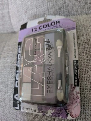 L.A. Colors Eyeshadow Palette Eyes 12 Colors Chic CBEP420 Rich Intense Color - Image 1 of 3