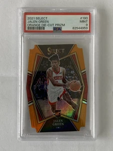 2021 Panini Select Premier Level Orange Prizm Die-Cut /65 Jalen Green Rookie RC - Bild 1 von 2