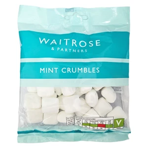 Waitrose Mint Crumbles Sweets, 200g, Soft & Crumbly Mint Sweets Candy - Picture 1 of 8