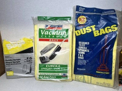 American Fare Vacuum Cleaner Bags - Fits Eureka Upright Type F &G Lot of 15 Bags - Image 1 of 4