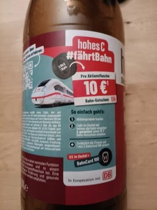 1x Gutschein DB Deutsche Bahn 10 € Hohes C für eCoupon einzulösen bis 15.12.25 - Bild 1 von 1