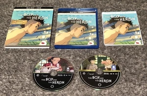 The Boy and The Heron (Blu-ray + DVD) W/ RARE SLIPCOVER & INSERT - Picture 1 of 4