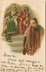 HAMLET, SHAKESPEARE, HAROLD COPPING - Early Literature Art Postcard Tuck - Picture 1 of 2