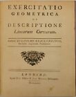 BRAIKENRIDGE. Exercitatio Geometrica de descriptione Linearum Curvarum. 1733