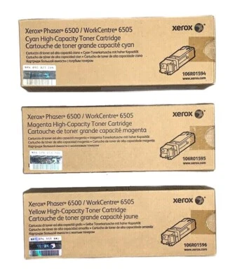Tóner original XEROX Phaser 6500 WorkCentre 6505 Vn Vdn / 106R01597 -106R01594