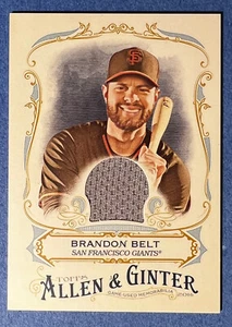 Cinturón de Brandon 2016 reliquias de Topps Allen & Ginter #FSRA-BB casi nuevo o mejor - Imagen 1 de 2