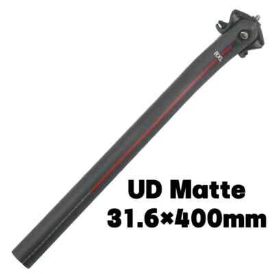 Carbon Fiber MTB Road Bike Seatpost  25.4/27.2/30.8/31.6mm Bicycle Accessories - Image 1 of 4