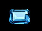 12 Carat Natural Blue Topaz Octagon Pair Glass Field Loose Gemstone 8x10x14mm
