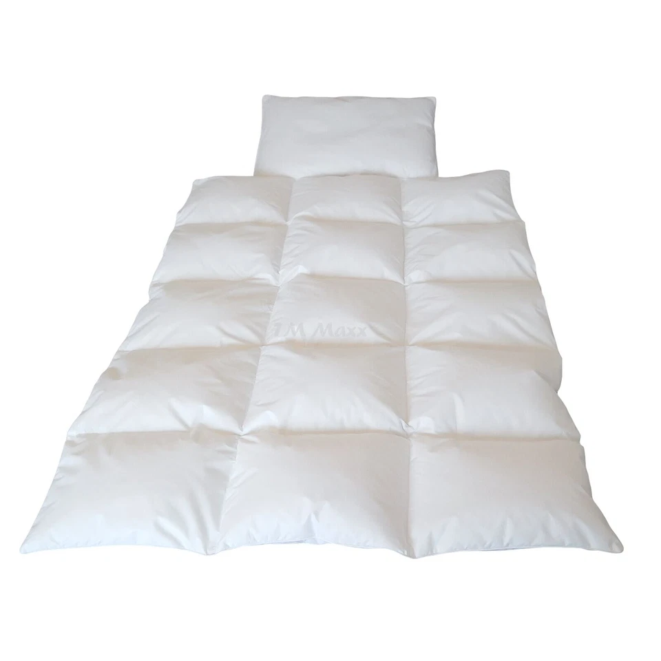 TM MAXX Baby Set Kinder Baby Set 20%Gänsedaunen Bettdecke mit Kissen 100x135cm + 40x60cm