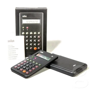 Braun ET55 Reproduction Model Calculator BNE001BK Black Fron Japan - Picture 1 of 4