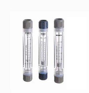 LZM-15G PMMA Liquid Flowmeter Water Flow Meter Piping Type rotameter - Picture 1 of 2