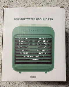 SL08 Mini Desktop Water Cooling Fan MINT GREEN NEW IN BOX - Picture 1 of 5
