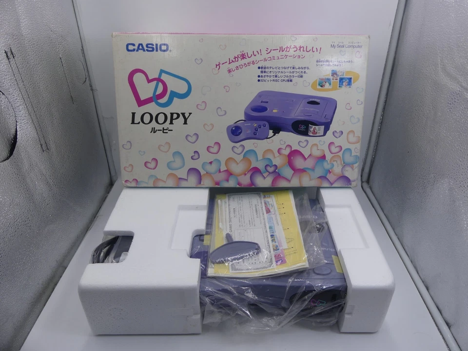 Sistema de consola de juegos japonés CASIO Loopy SV-100 retro juegos años 80 Foto 1 de 4