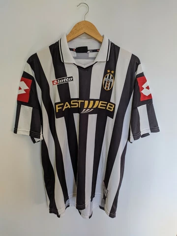Juventus 2001-2002 Football shirt Gianni Vintage XL Lotto Cover