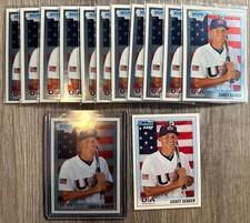 COREY SEAGER RANGERS RC #BDPP108 USA RC SP 2010 BOWMAN CHROME Refractor (13)