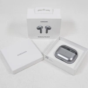 Samsung Galaxy Buds3 Wireless Bluetooth Earbuds - SM-R530 (Silver) - Picture 1 of 9