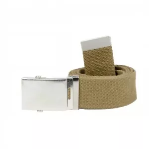 Cintura Canapa Cm 120 H 4 cm Sabbia Tan Fibbia Neutra Moda Pratica Bella - Foto 1 di 1