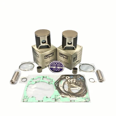 72mm STD SPI Single Ring Pistons Gaskets 2005-2008 Ski-Doo 600 HO SDI MXZ GSX - Image 1 of 4