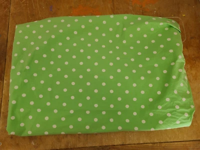 Hoja plana doble Pottery Barn Teen "Dottie verde lima" Foto 1 de 3