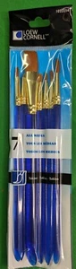 Loew Cornell 10222 Taklon Paint Brushes 7pc Brush Set Asst Rounds & Liner - Picture 1 of 2