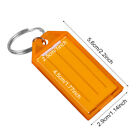 Memory Stick Key Tag Colorful PP Name Card Waterproof With Labels Keychain