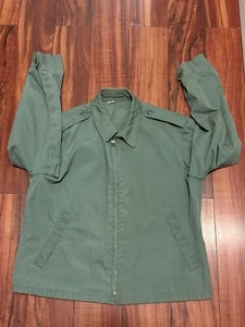 Vintage US Military Bendone AG274 Green Water Repellent Zip Jacket Size 42R - Bild 1 von 17