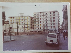 Vecchia foto epoca SALERNO anni 60 Via Sabato Robertelli a Torrione auto strada - Foto 1 di 1
