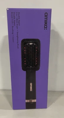 Amika Double Agent 2-in-1 Blow Dryer + Straightening Brush - Image 1 of 2