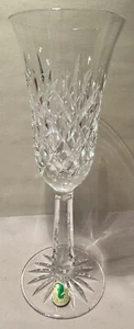 WATERFORD Crystal DROGHEDA Champagne Flute Clear Cut 8.5" Excellent Sticker - Picture 1 of 11