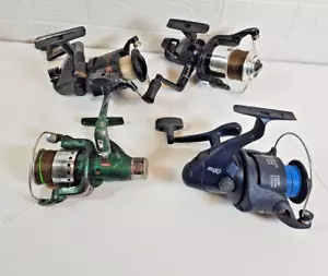 Paquete de carretes de pesca antiguos - loft genuino fino - repuestos o reparaciones - Imagen 1 de 13