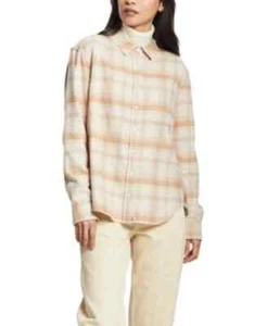 Pendleton Women's Sz XXS Cotton Boyfriend Long Sleeves Flannel Shirt Button Up - Picture 1 of 8