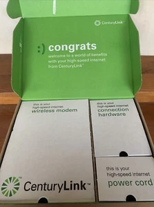 Centurylink Actiontec C1900 AKR Modem. (Manufacturer Refurbished) - Picture 1 of 6