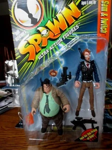 McFARLANE SPAWN SERIES 7 **SAM & TWITCH** 1996 MIP RARE FIGURE!!!!! - Picture 1 of 10