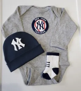 Yankees infant/baby clothes Yankees baseball baby Yankees baby gift Baby Yankees