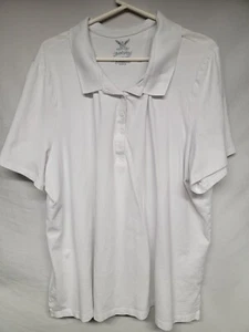 Faded Glory White Short Sleeve Collared Blouse (Size 4X (26W-28W)) - Picture 1 of 3