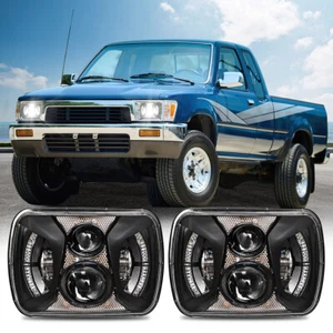 2PC 7x6" Square LED Headlights H6054 for Toyota Pickup 1982-1995/4Runner 1984-91 - Picture 1 of 11