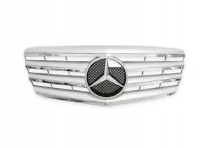 Mercedes E W211 2007-09 Grill Gloss Chrome Large Star AMG look E55 E63 E280 E320 - Picture 1 of 4