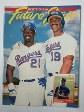 Beckett Future Stars Magazine Issue # 3 July 1991 Juan Gonzalez / Ruben Sierra