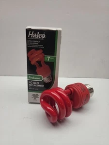 Halco Prolume Ultra Compact T3 Mini Spiral Red Color  40w #109220 👍 - Picture 1 of 6