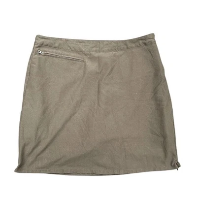 Patagonia Duway Skort Womens 8 Black Side Zip Hem Zip Pocket Mid Rise Skirt - Image 1 of 4