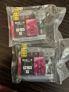 EZ Ink Magenta Ink Cartridge for Brother LC 103 XL (x2) Loose  - Picture 1 of 1