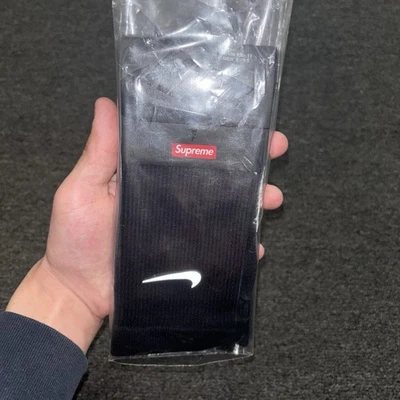 Supreme Nike Spark Crew Sock Black Size 8-9.5 Brand New One Pair Of Socks - Image 1 of 4