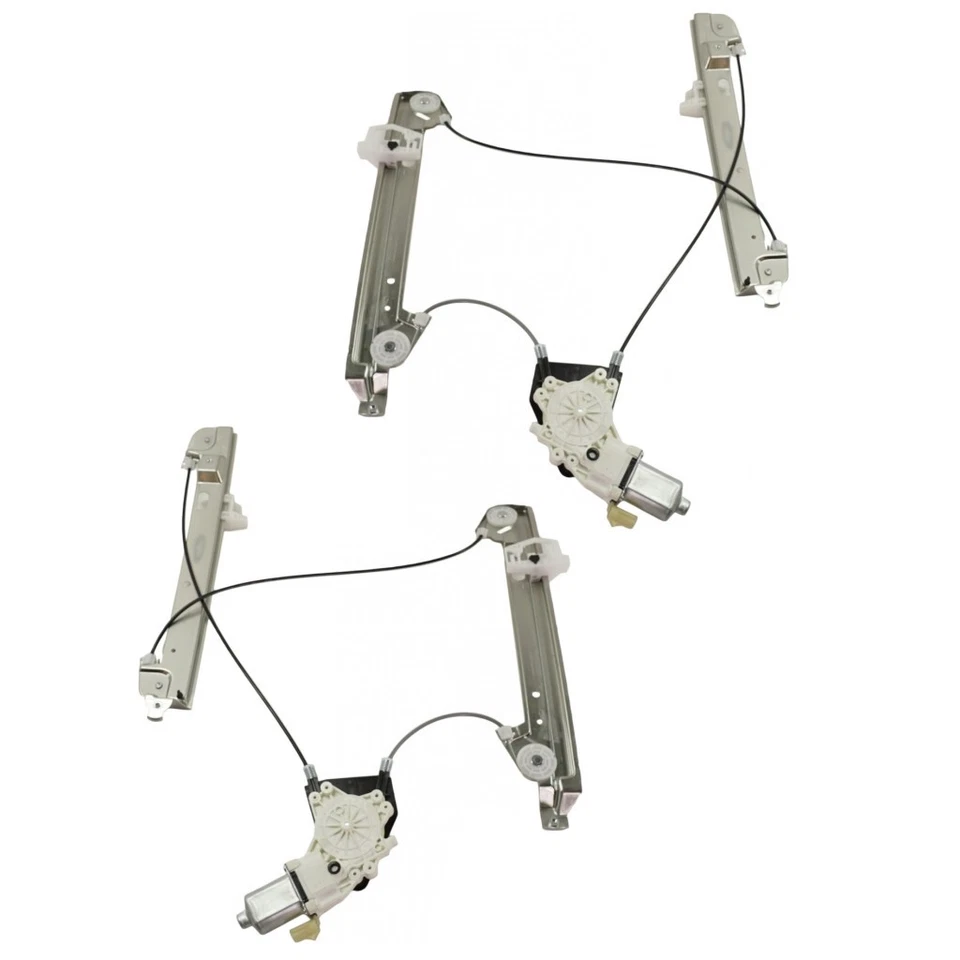 For Dodge Caliber 2007-2012 Window Regulator Driver & Passenger Side Pair Front Foto 1 de 4