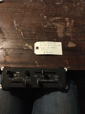 1987-1988 Ford Bronco II Ranger Truck Heater Control AC OEM E7TH-18532-AA - Image 1 of 4
