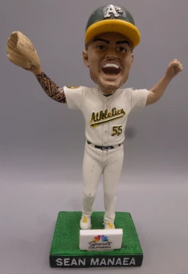 2018 OAKLAND ATHLETICS A's SGA BOBBLEHEAD SEAN MANAEA NO HITTER - Image 1 of 4