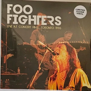 SEALED Foo Fighters LIVE @ Concert Hall, Toronto 1996 CLEAR Vinyl LP Record - Picture 1 of 2