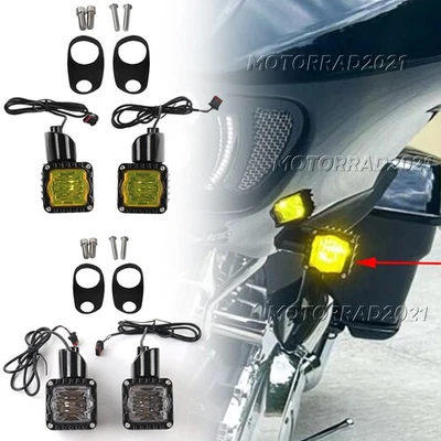 Motorcycle Shark Demon LED Turn Signals Light For Road Glide ST FLTRXST 2022-23 - Image 1 of 4